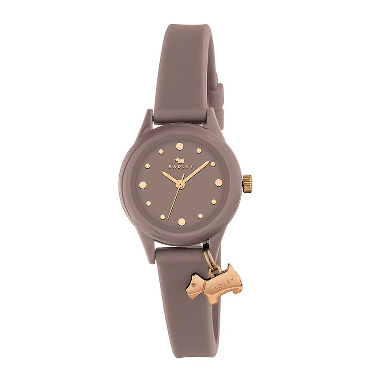 Radley Watch It Ladies' Brown Dial Silicone Strap Watch H.Samuel