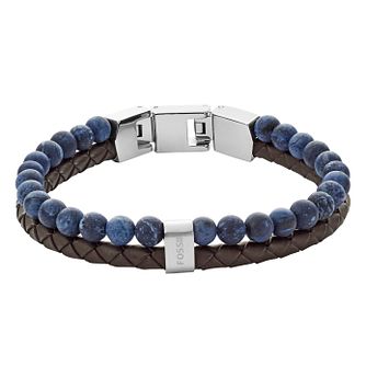 fossil bracelets bracelet bead ladies leather