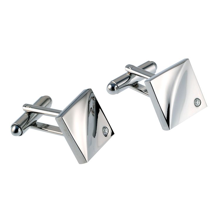 Diamond Bond Cufflinks H.Samuel