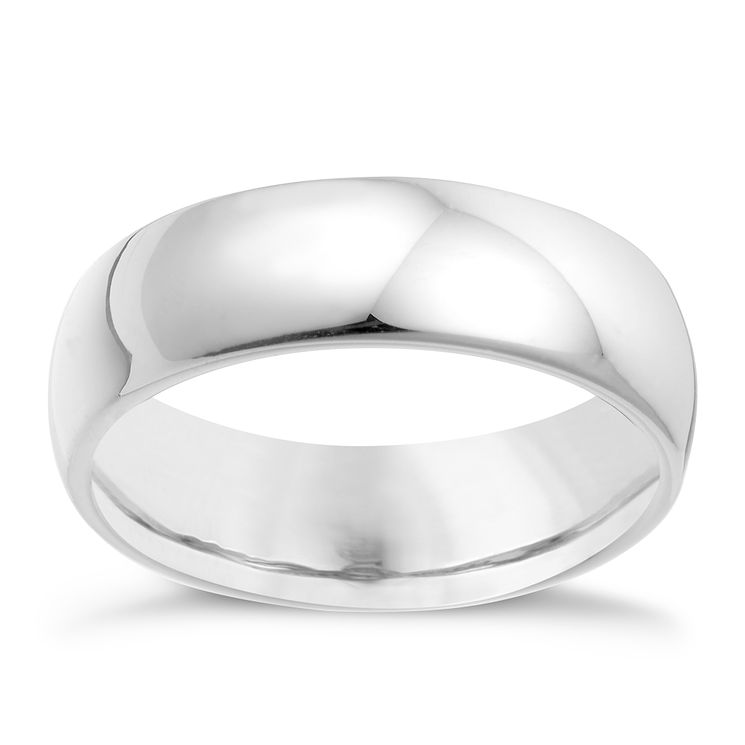 Men's 7mm Tungsten Ring H.Samuel