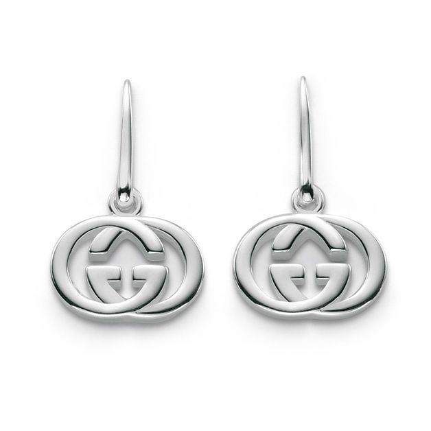 Gucci Silver Britt earrings Ernest Jones