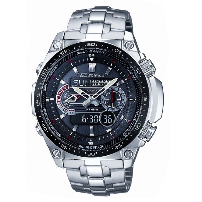 Casio Edifice Solar Powered Radio Controlled Watch H.Samuel