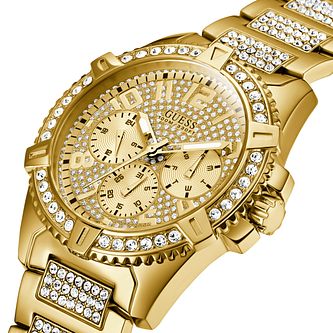 guess men's gold watches