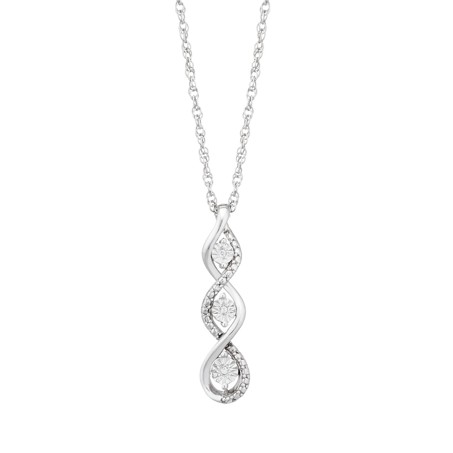 h samuel ladies silver necklaces