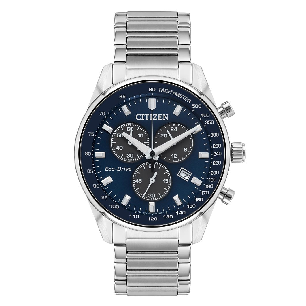 Citizen Men's Blue Dial Chronograph Bracelet Watch