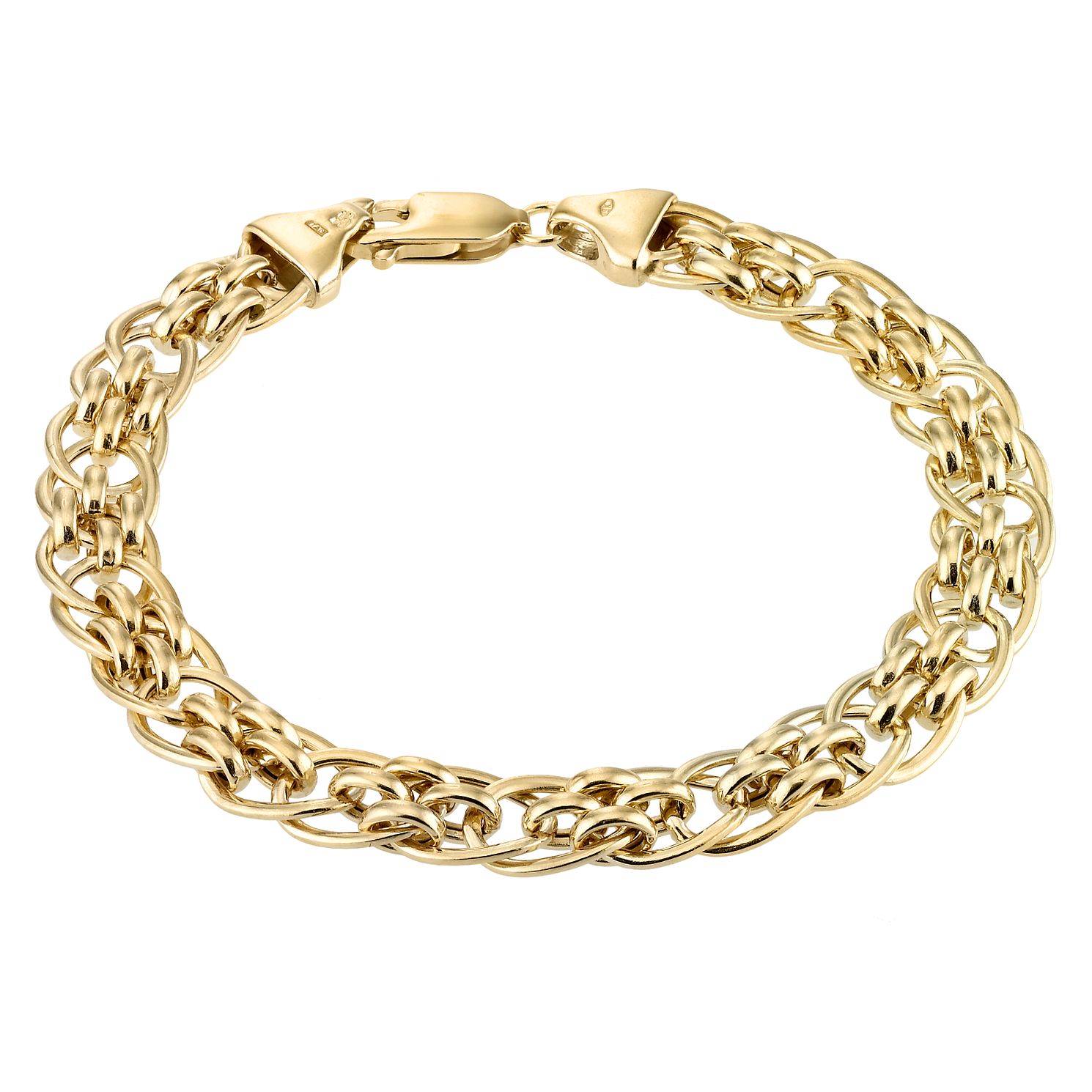 14k Solid Gold Curb 2024 Chain Bracelet for Samuel