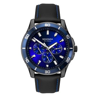 sekonda mens midnight blue watch