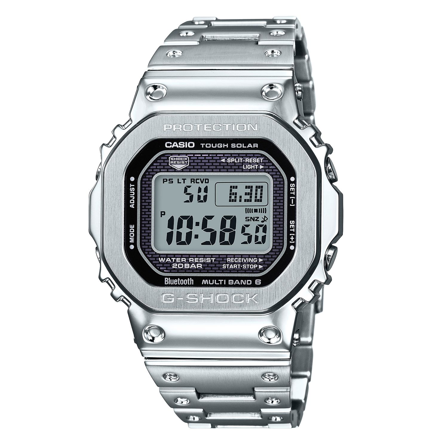 Casio Men S Stainless Steel Bracelet Digital Watch H Samuel