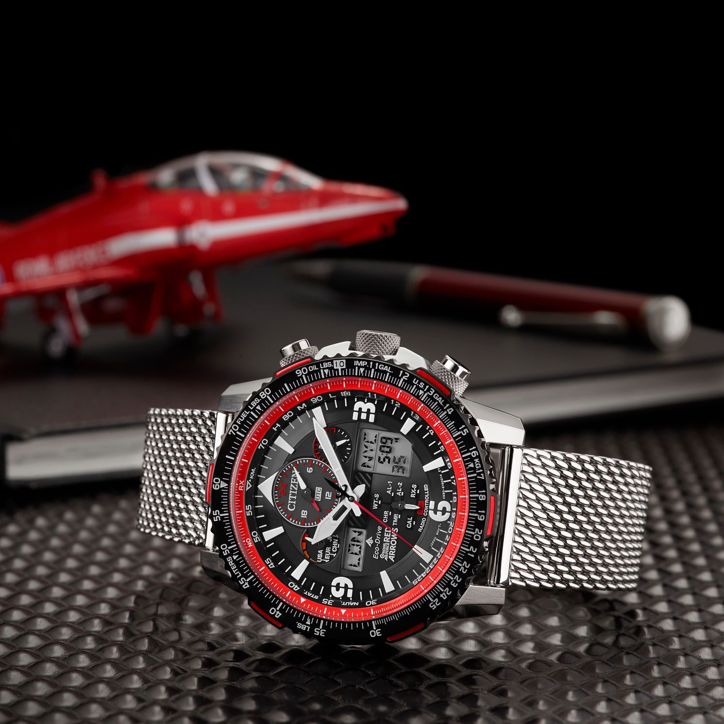 bradford exchange red arrows watch