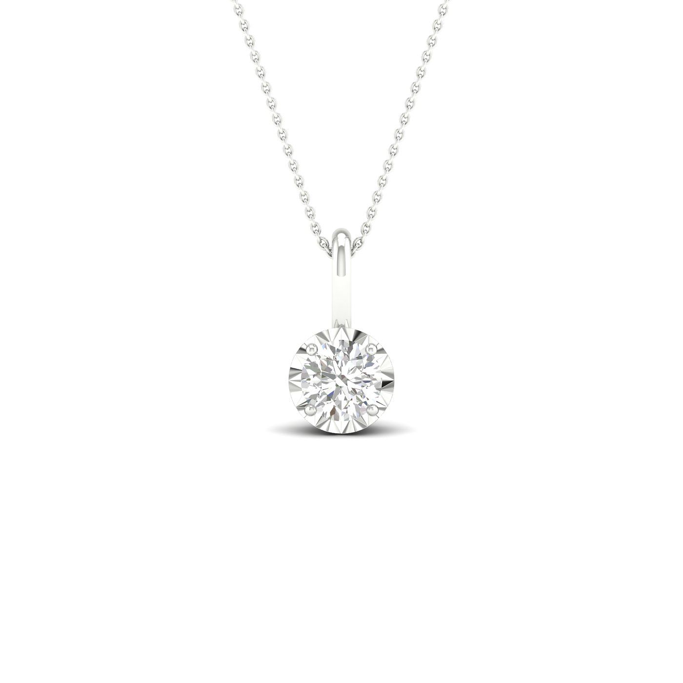 9ct White Gold 0.15ct Diamond Solitaire 