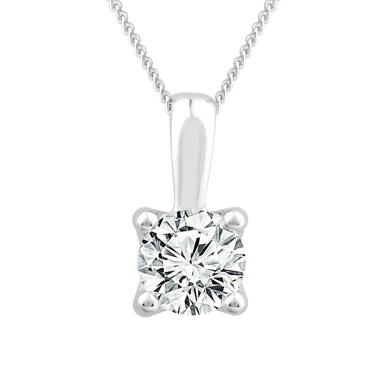 Platinum 0.33ct Diamond Solitaire 