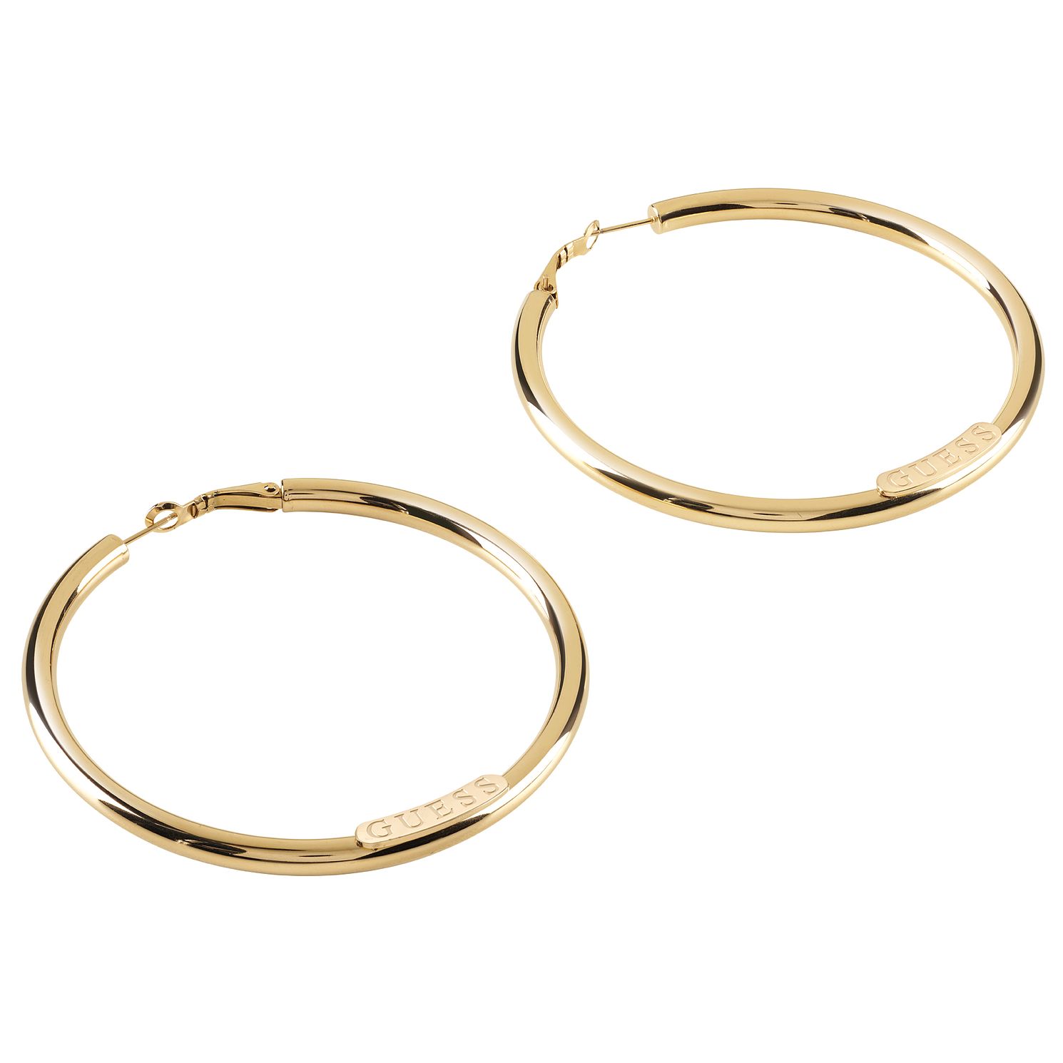 guess gold hoop earrings