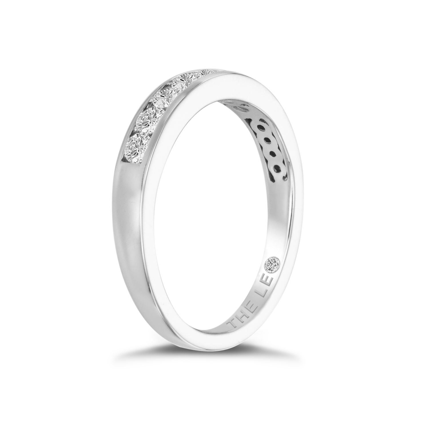Leo Diamond 18ct White Gold 1/3ct II1 Eternity Ring Ernest Jones