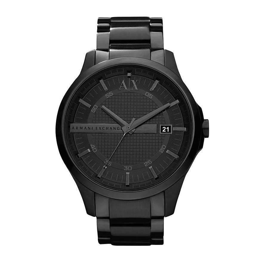 armani watch black mens