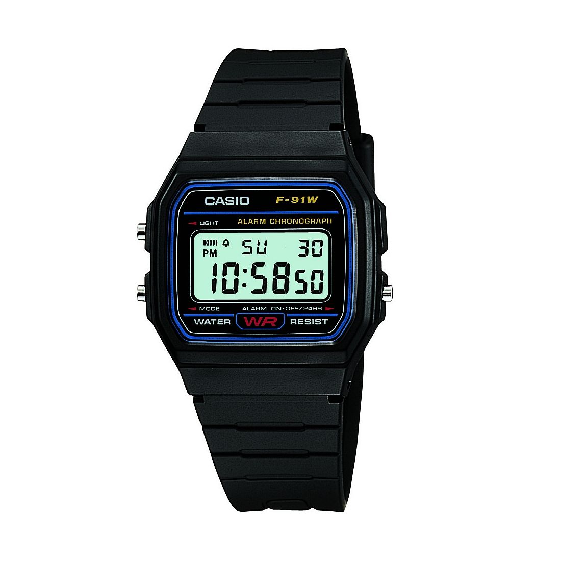 Casio Men's Black Resin Strap Digital 