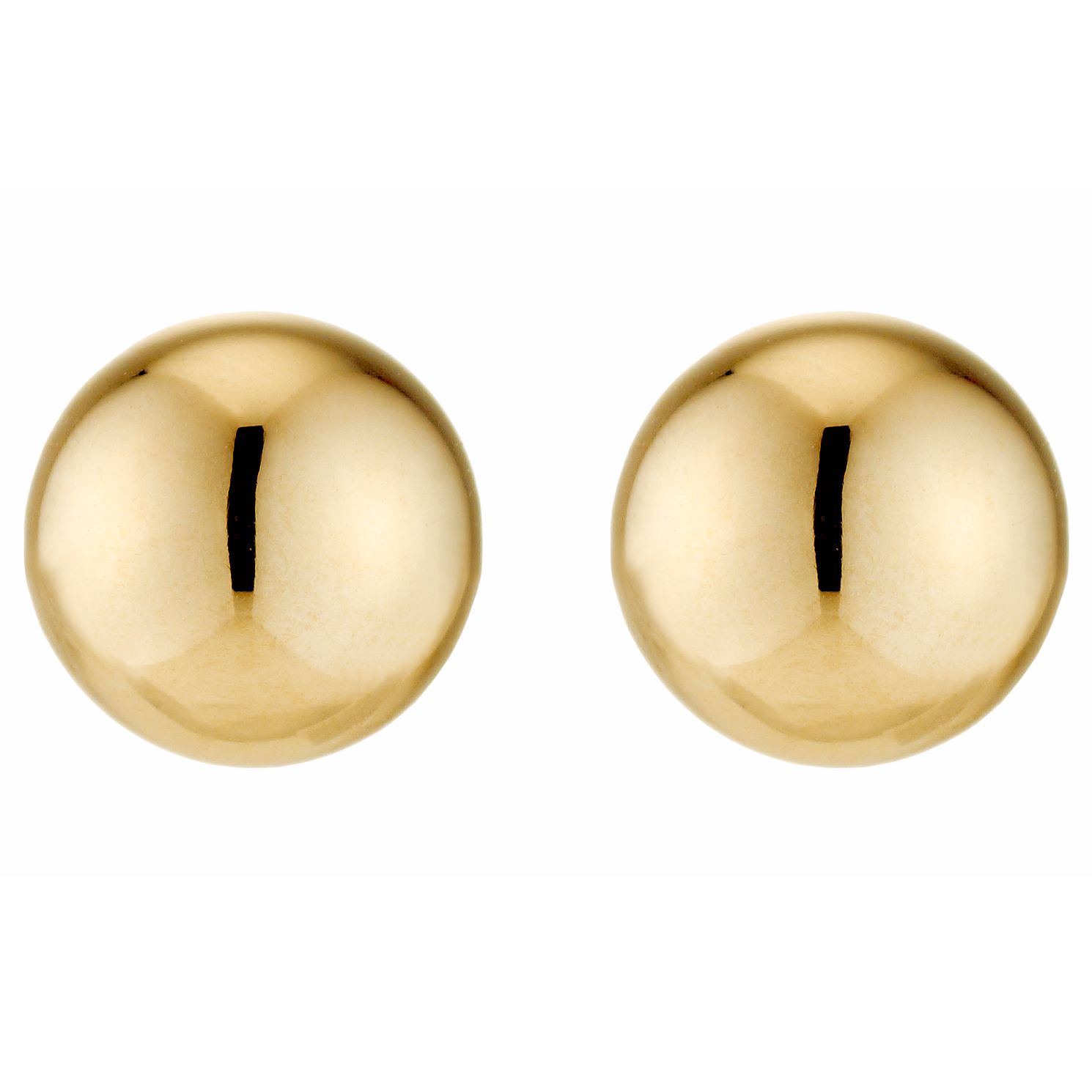 Gold Stud Earrings Big at Ann Benjamin blog