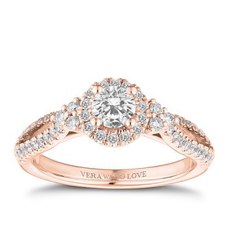 vera wang rose gold ring