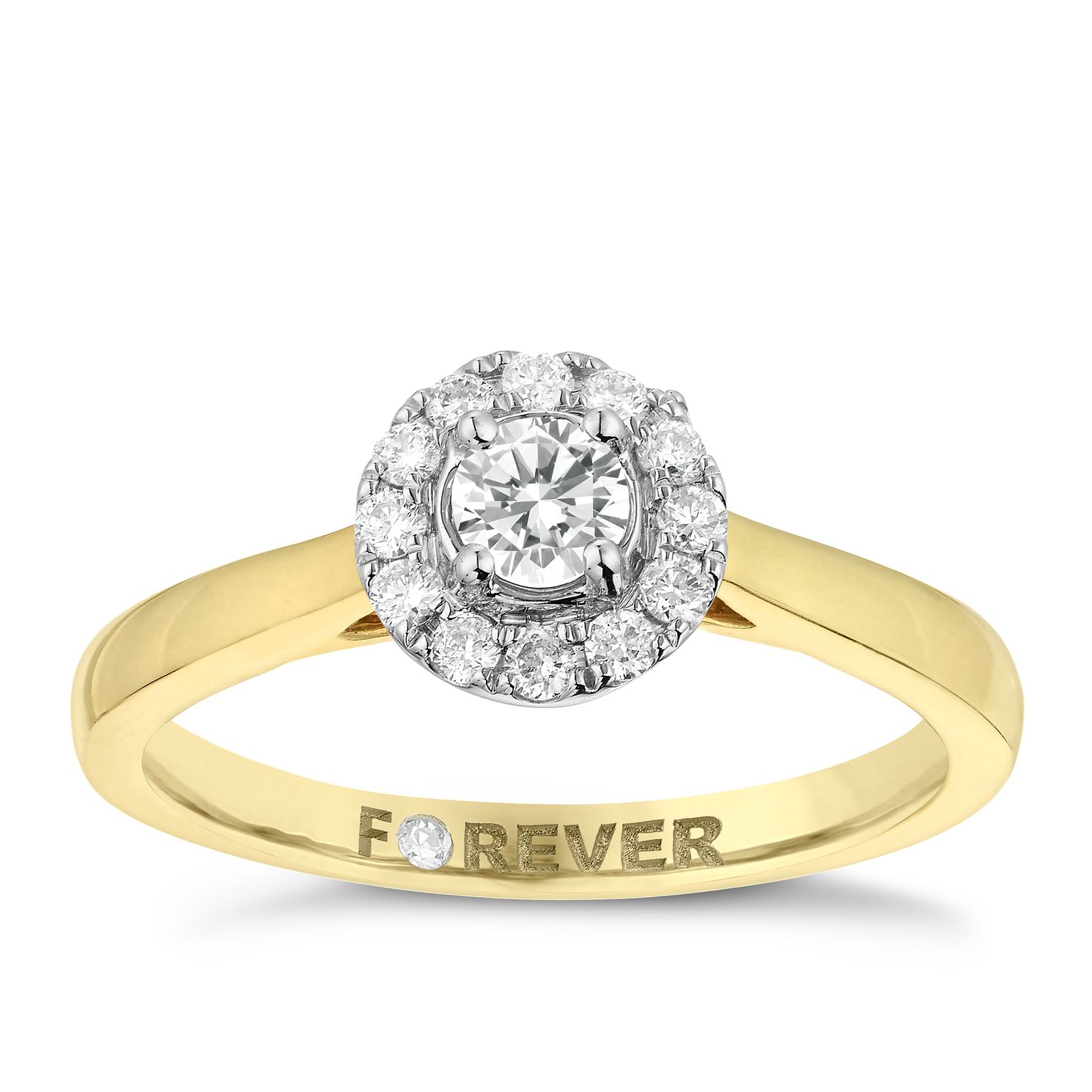 h samuel forever diamond engagement ring