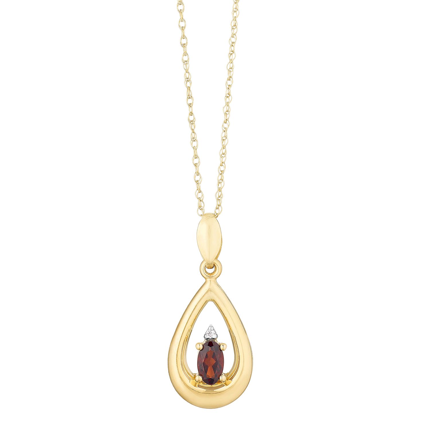 garnet necklace h samuel