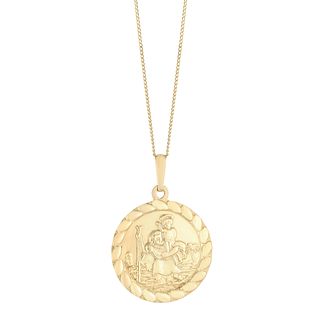 Saint Christopher Rope Edge Pendant 