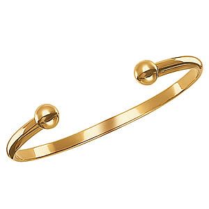 Men's 9ct Yellow Gold Torque Bangle | H 