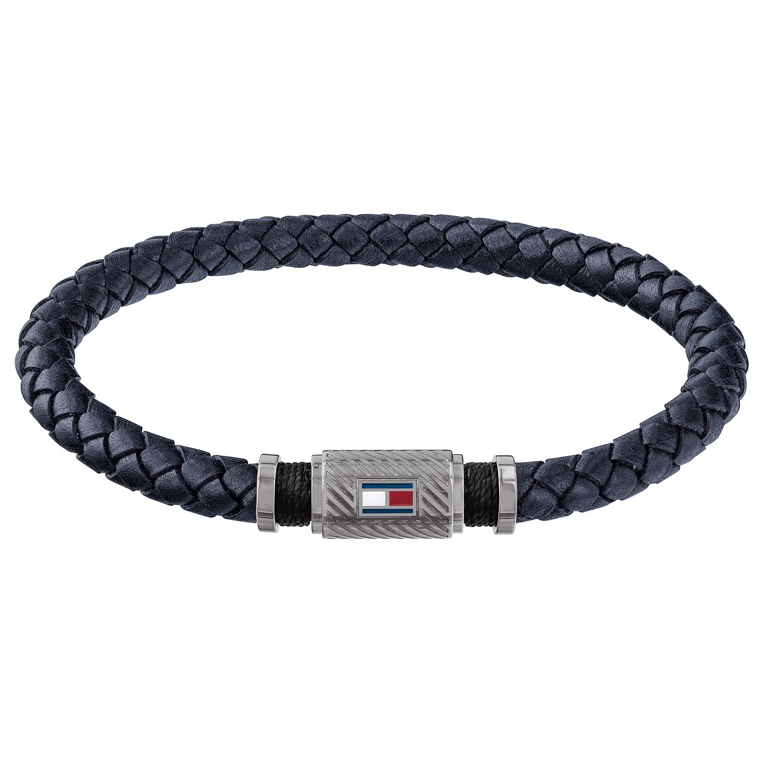 tommy hilfiger braided leather bracelet