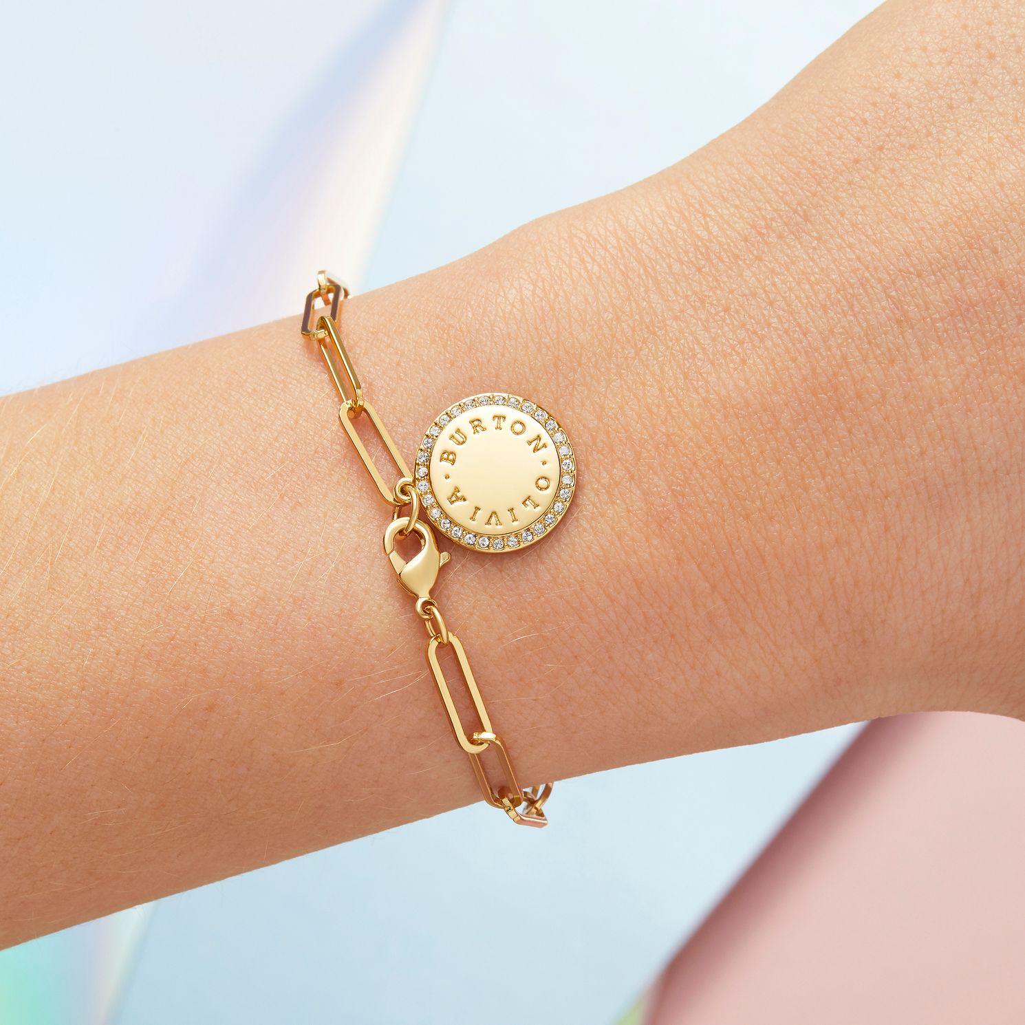 Olivia burton gold bracelet Clearance