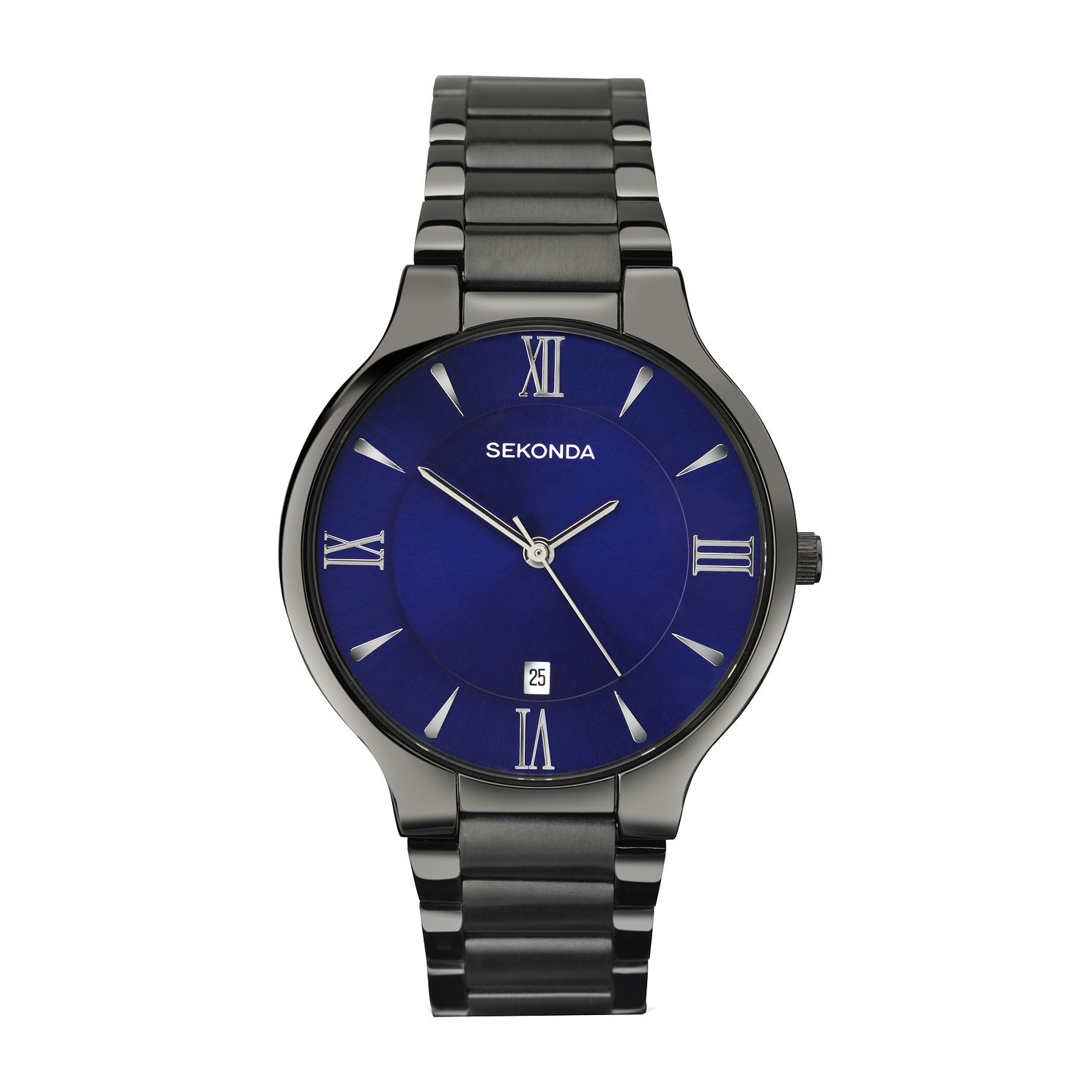 sekonda blue face watch