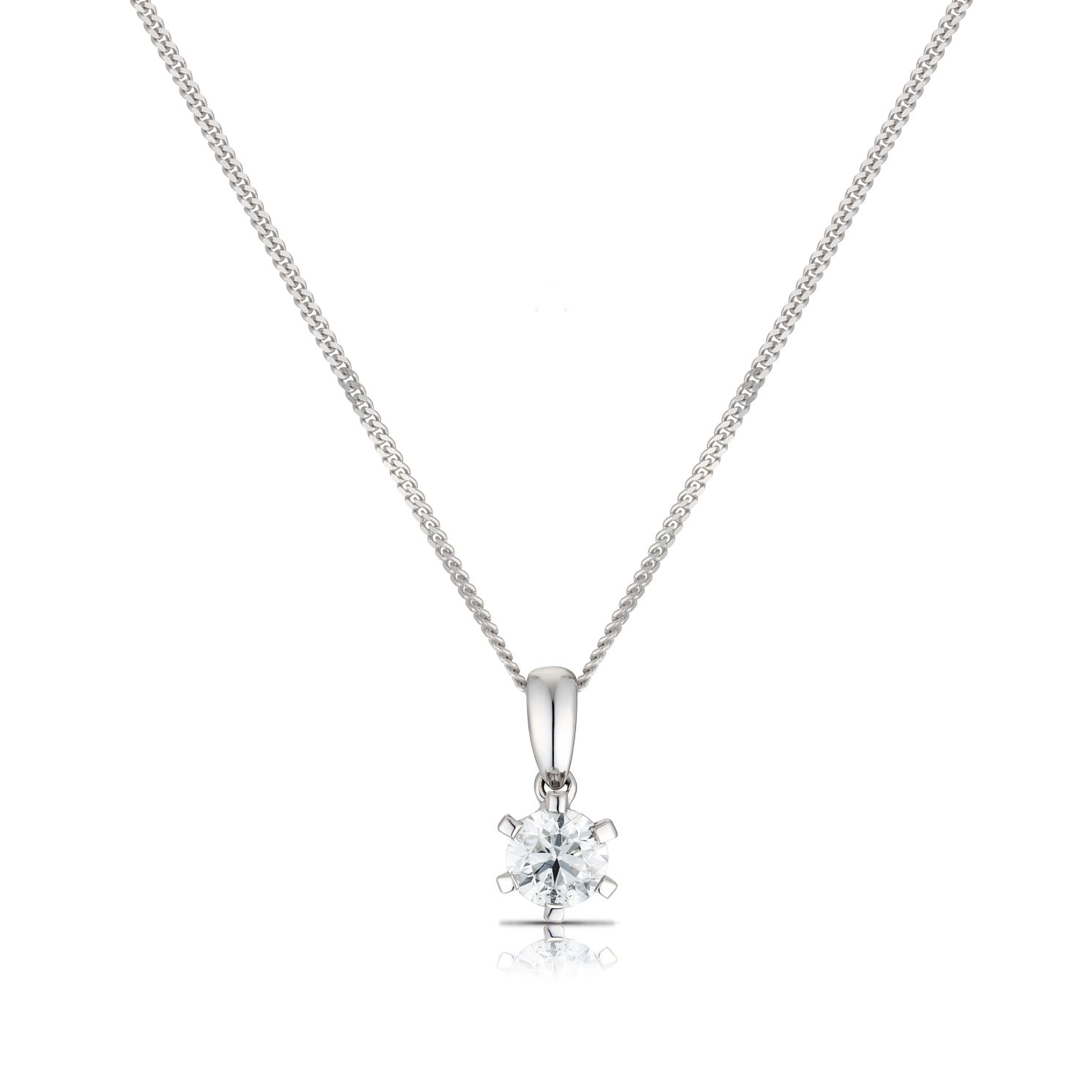 White gold necklace h on sale samuel