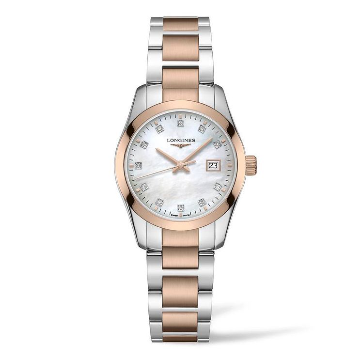 Longines Conquest Classic Ladies' Two Tone Bracelet Watch- Ernest Jones