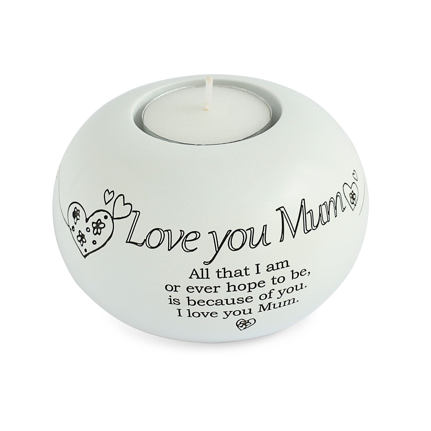 mum tealight holder