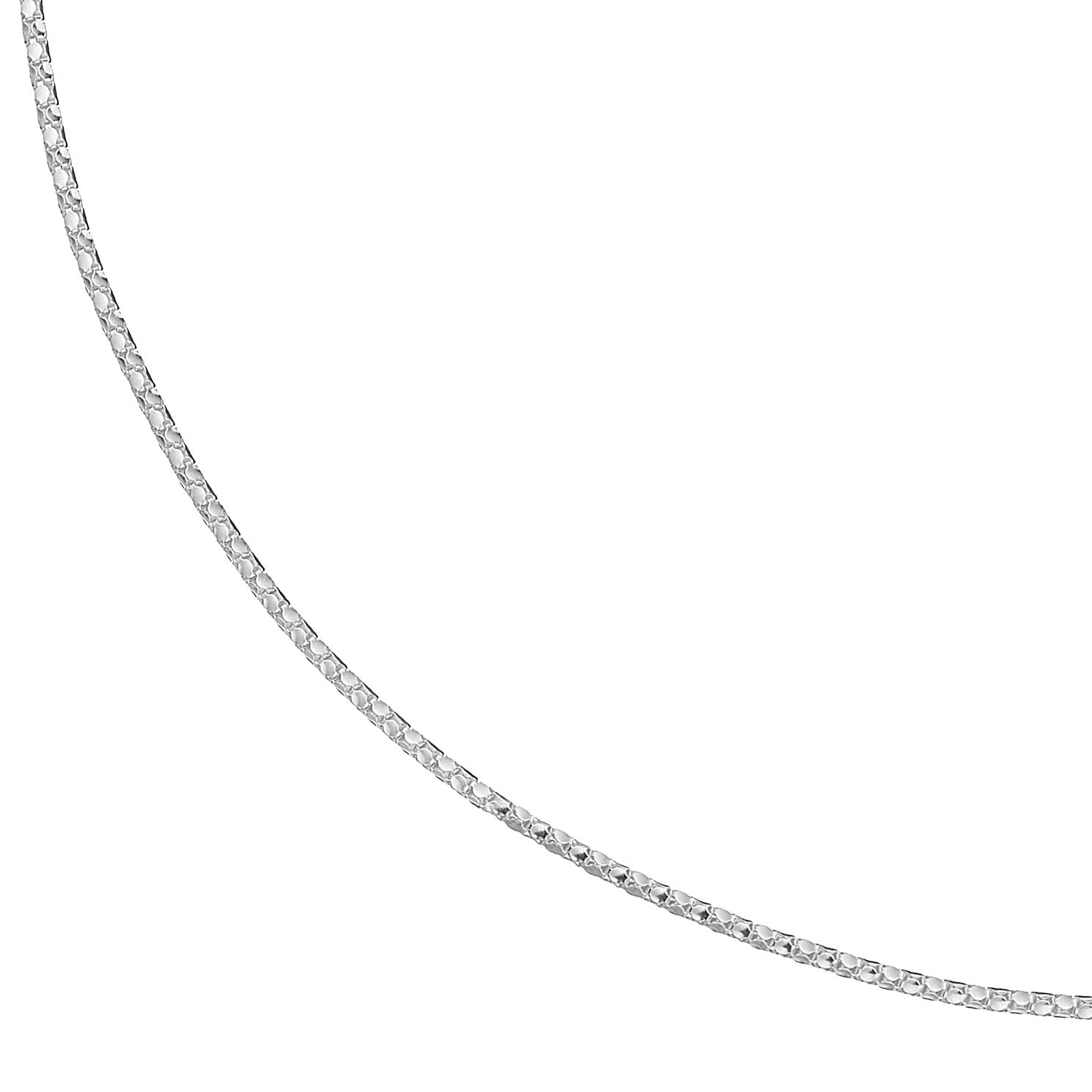 Inch Diamond Cut Fancy Link Necklace 