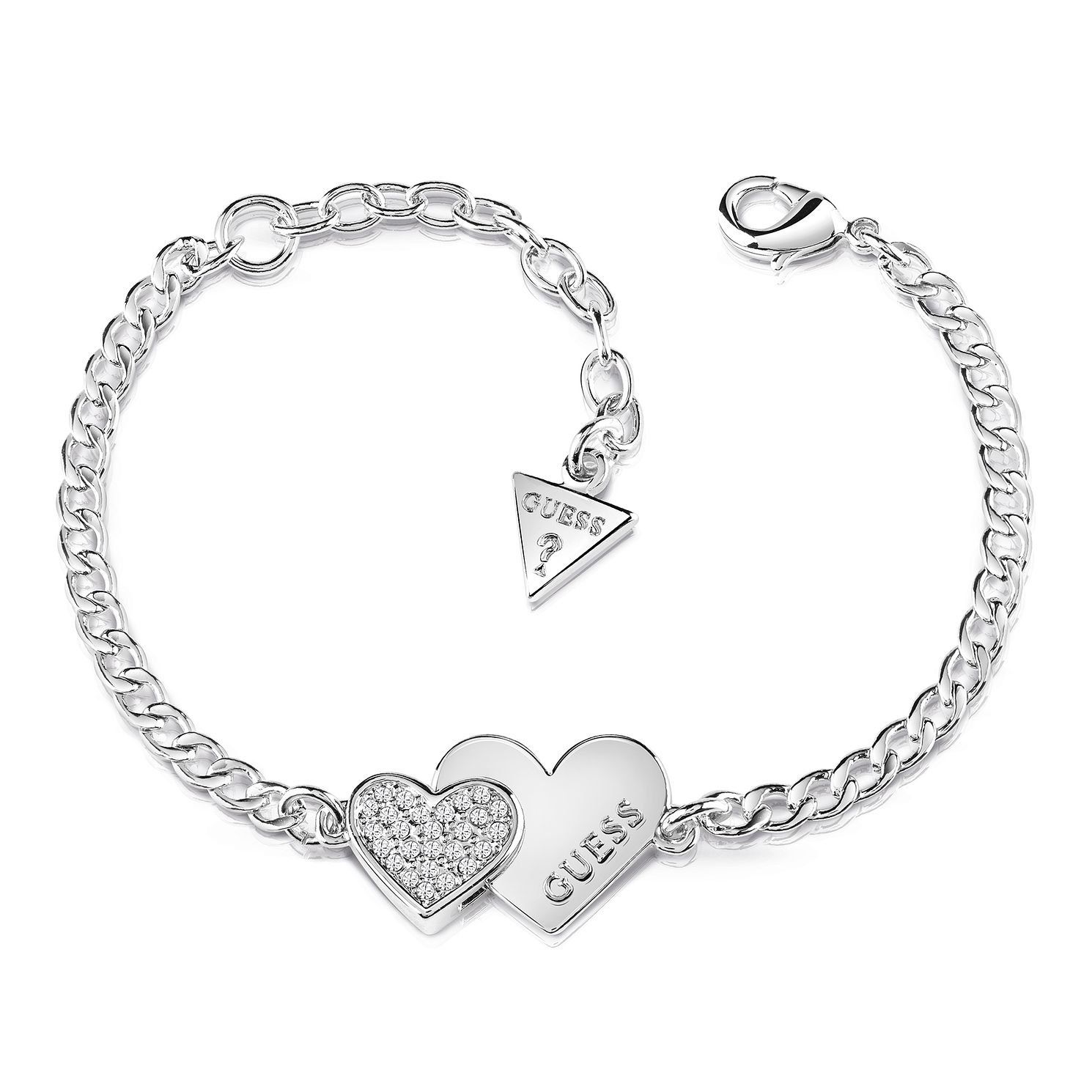 guess bracelet with heart