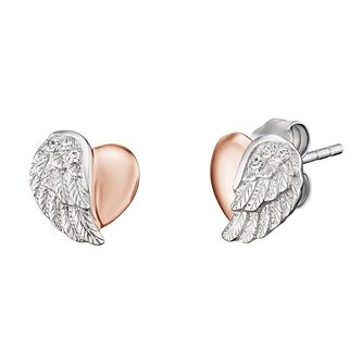 Shop Heart Wing All Silver Jewellery