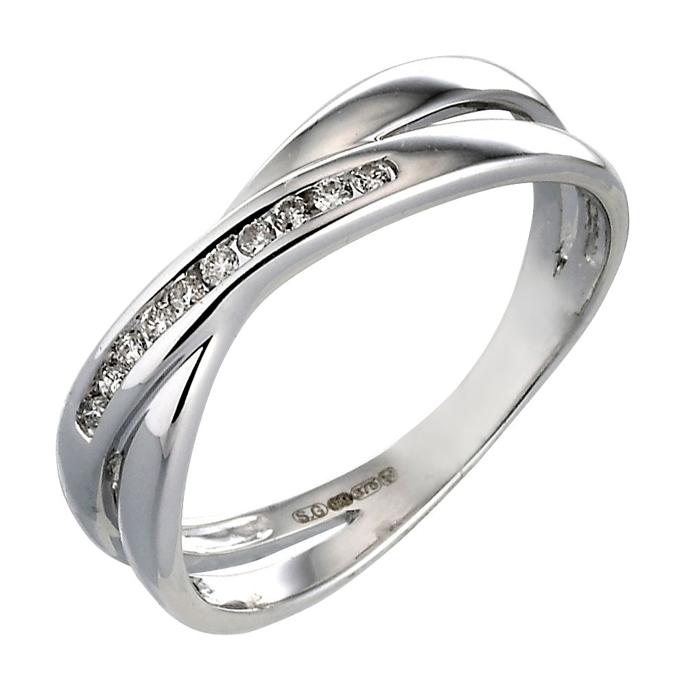 9ct White Gold Carat Diamond Eternity Ring | H.Samuel