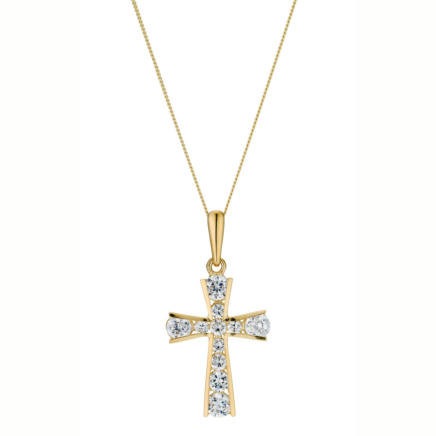 h samuel gold cross pendant