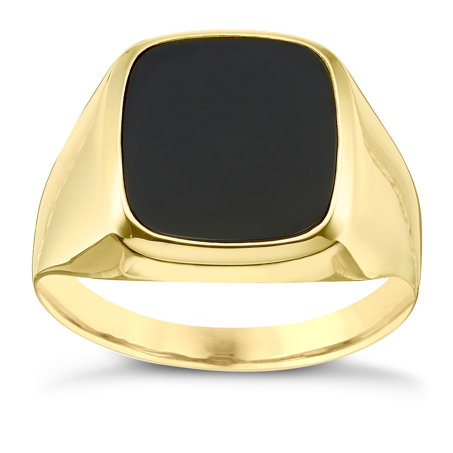 9ct Gold Onyx Signet Ring H Samuel