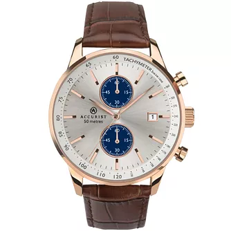 accurist chronograph alarm wr100