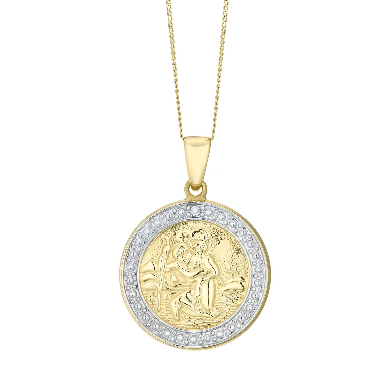 mens st christopher necklace h samuel