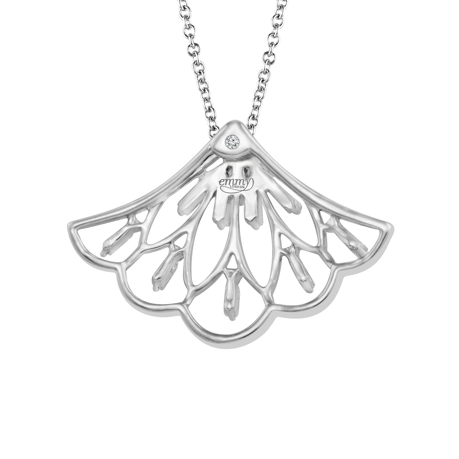 Emmy London Silver 0.25ct Diamond 