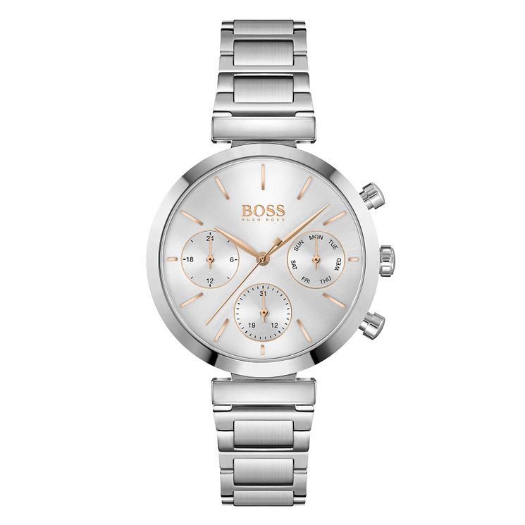 Ladies' Stainless Steel Watch- Ernest Jones