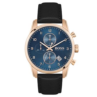iced out hugo boss watch