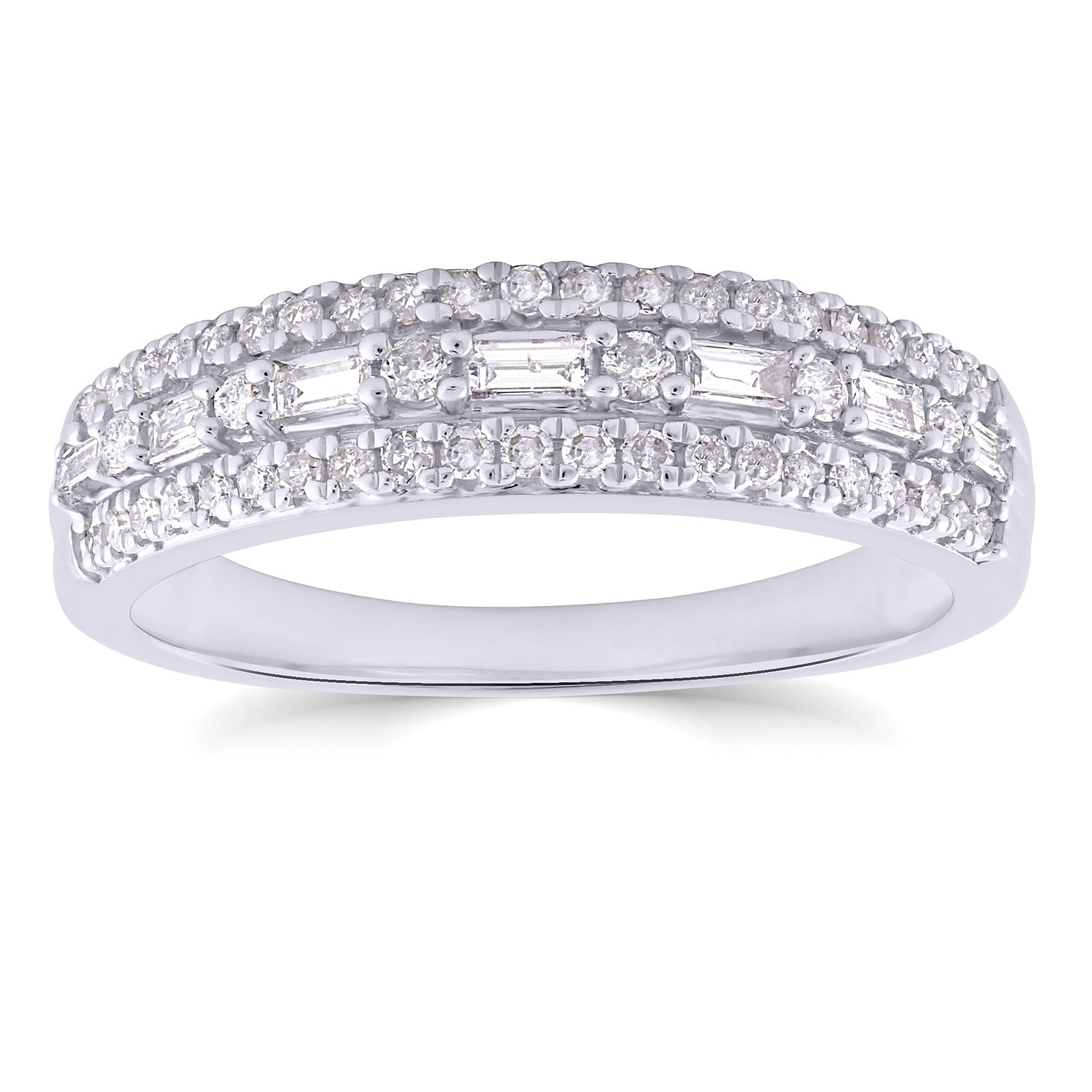 9ct White Gold 1/3ct Diamond Eternity Ring | H.Samuel