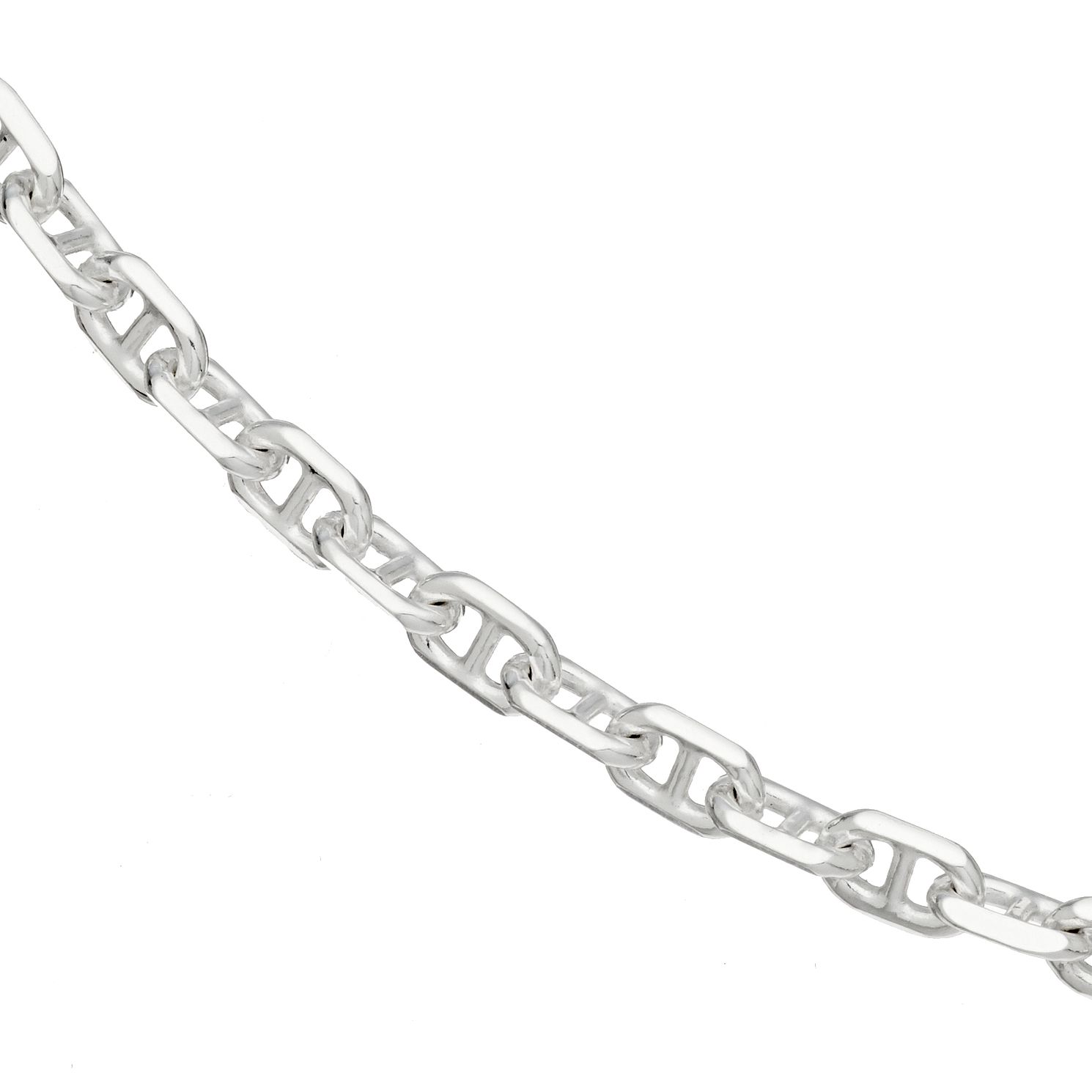 Silver Marina Chain Necklace 18 inches - 100g | H.Samuel