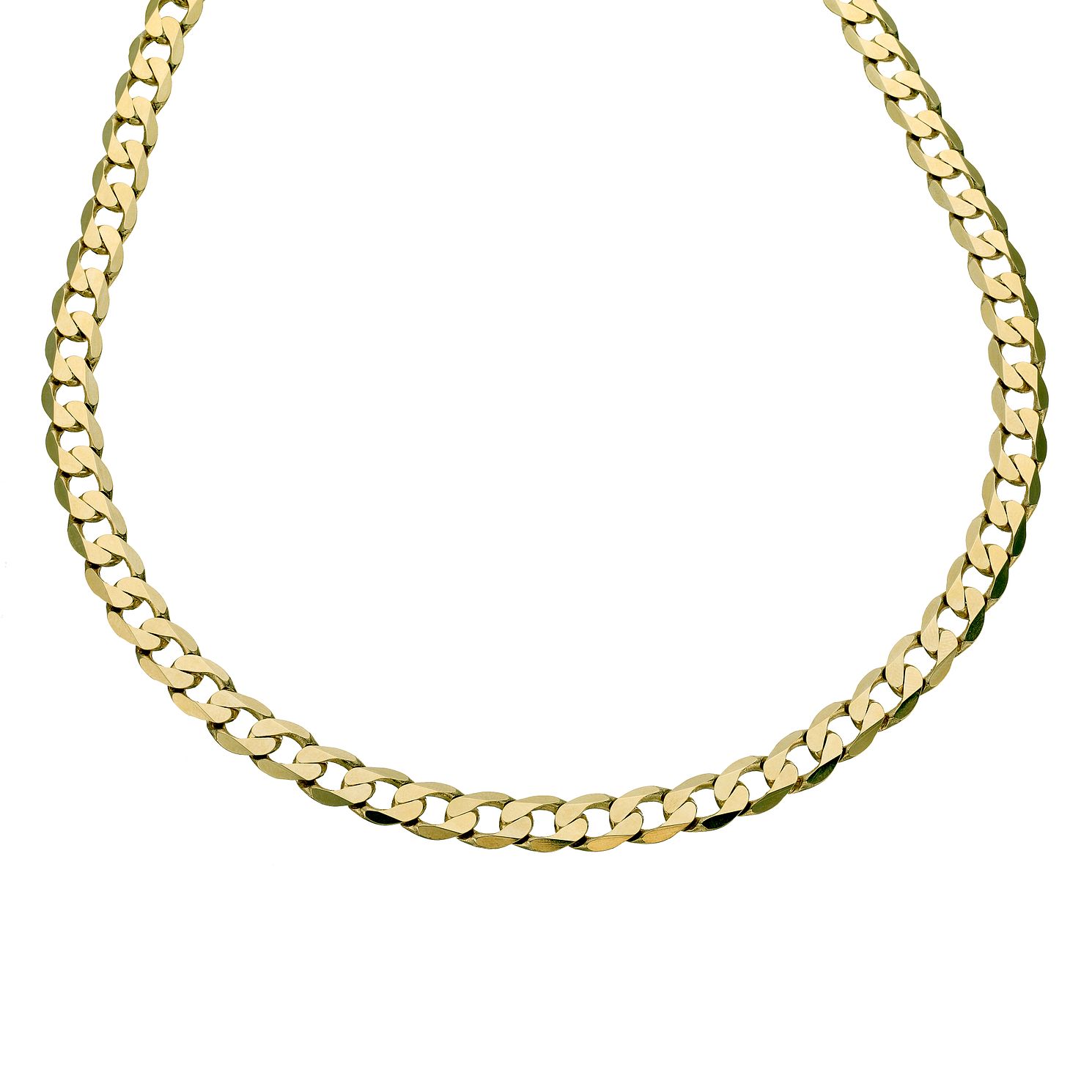9ct Yellow Gold 20 Inch Curb Chain 