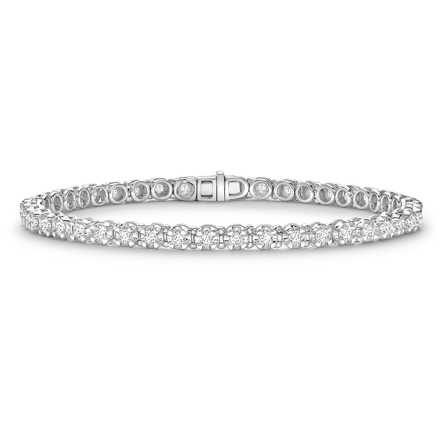 Теннисный браслет. 9ct White Gold Diamond Bracelet - 18cm. Теннисный браслет с бриллиантами. Бриллиантовый теннисный браслет. Браслет теннисный белое золото бриллианты.