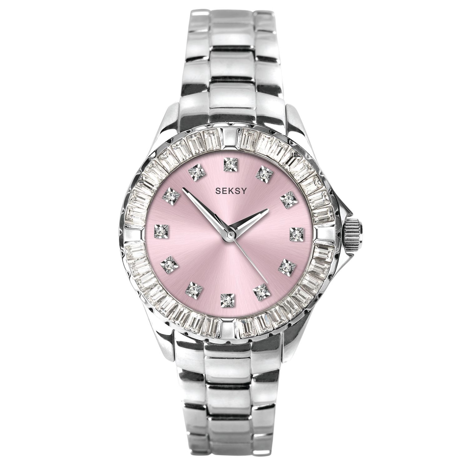 Seksy Rocks® Ladies' Stainless Steel Bracelet Watch H.Samuel