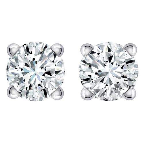 1 3 carat diamond screw back earrings
