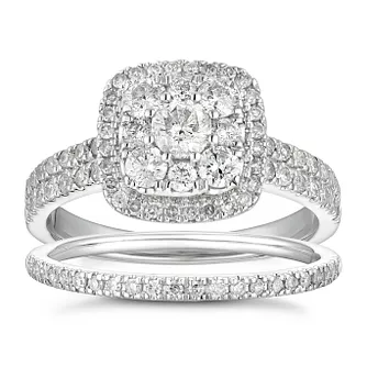 Shop Online For Ladies Diamond Bridal Set Engagement Rings At