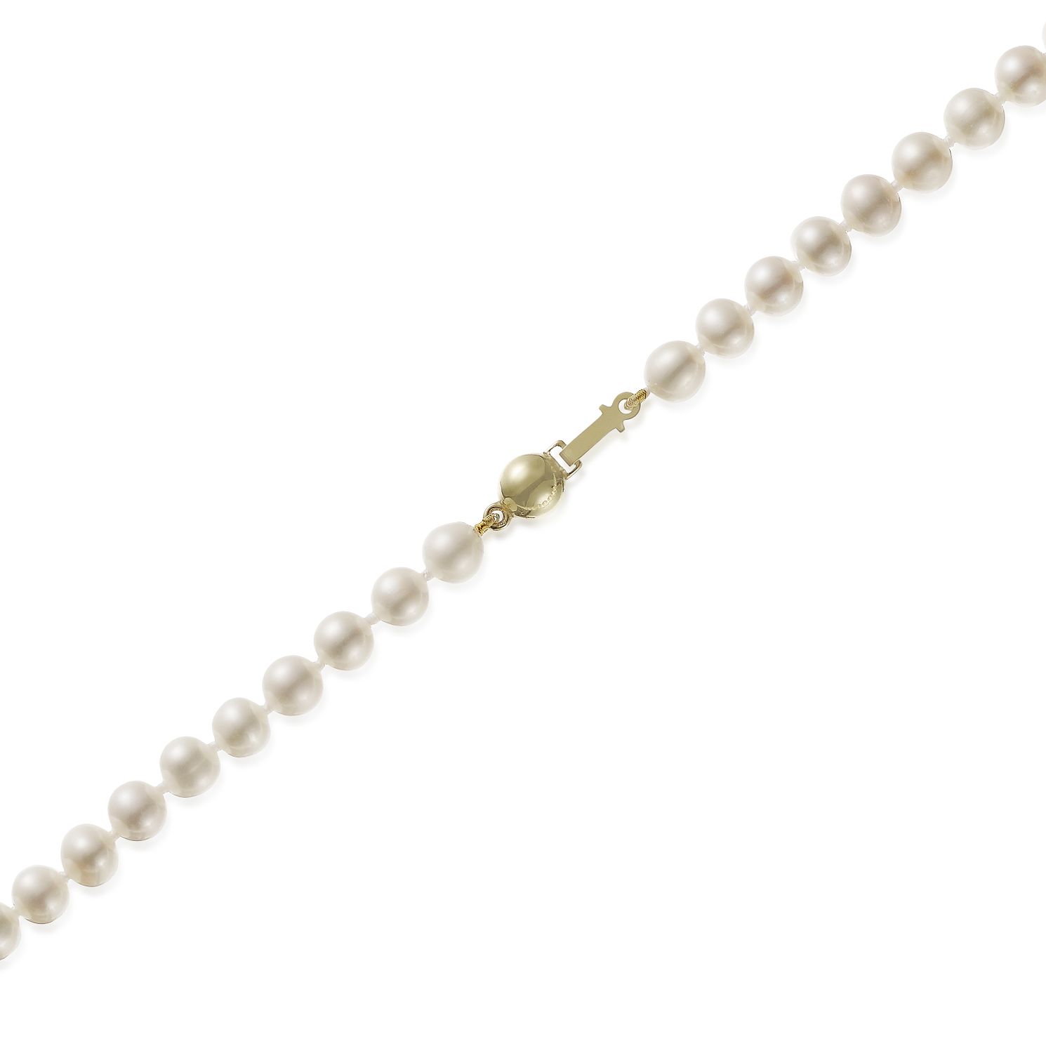 9ct Gold 5mm Cultured Freshwater Pearl 17